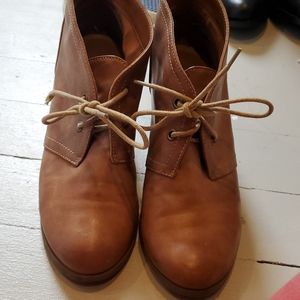 Lucky Brand Lace Up Wedge Boot